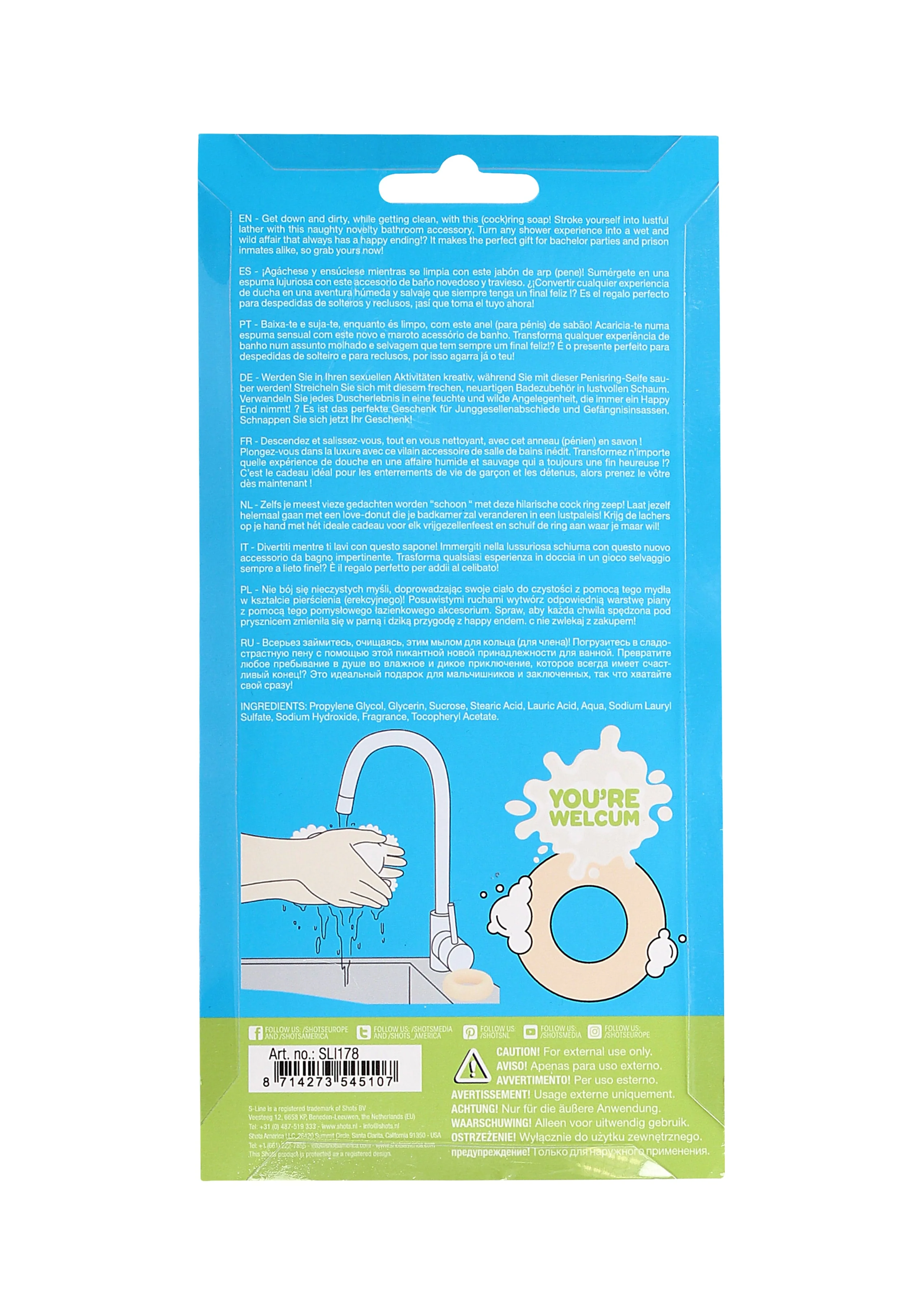 Cock Ring Soap Naughty Novelty Shower Gift