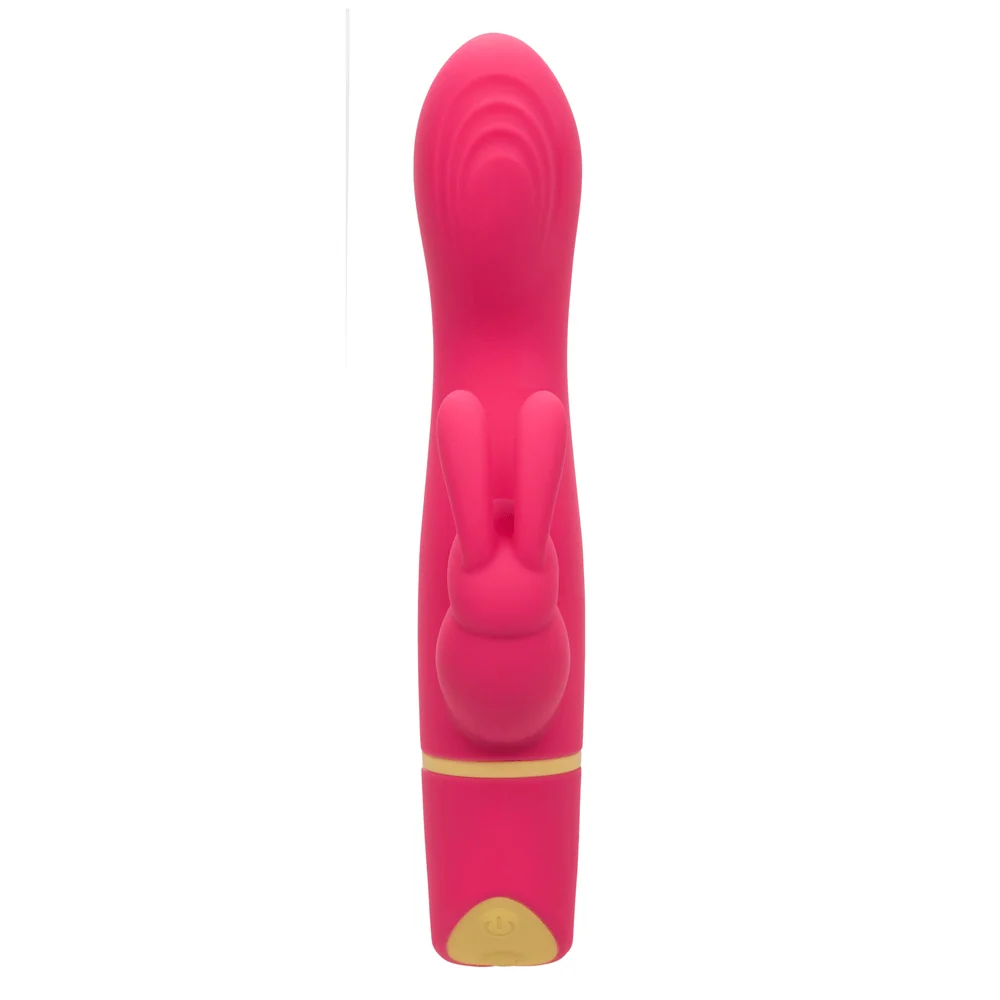 Love Bunny Vibrating G Bunny Rabbit Vibrator with Curved Shaft