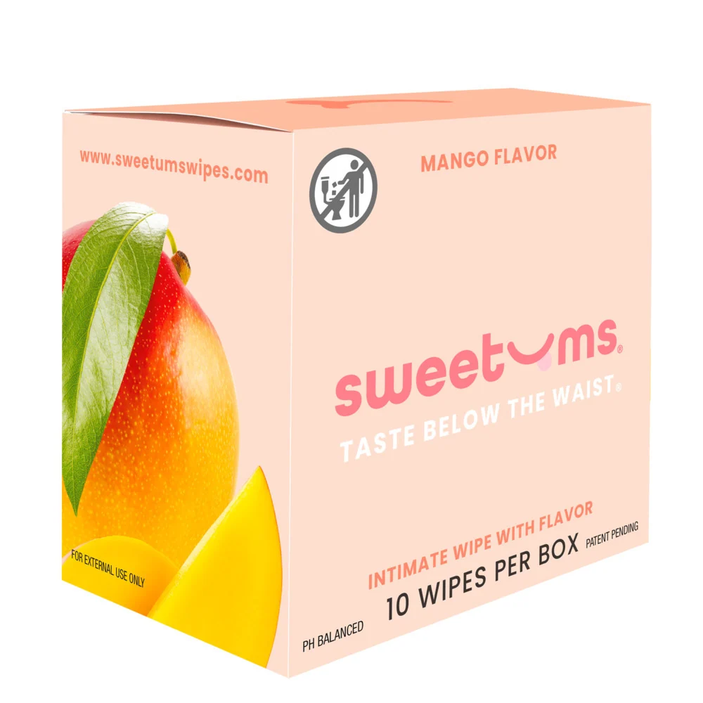 Sweetums Personal Flavored Intimate Wipes