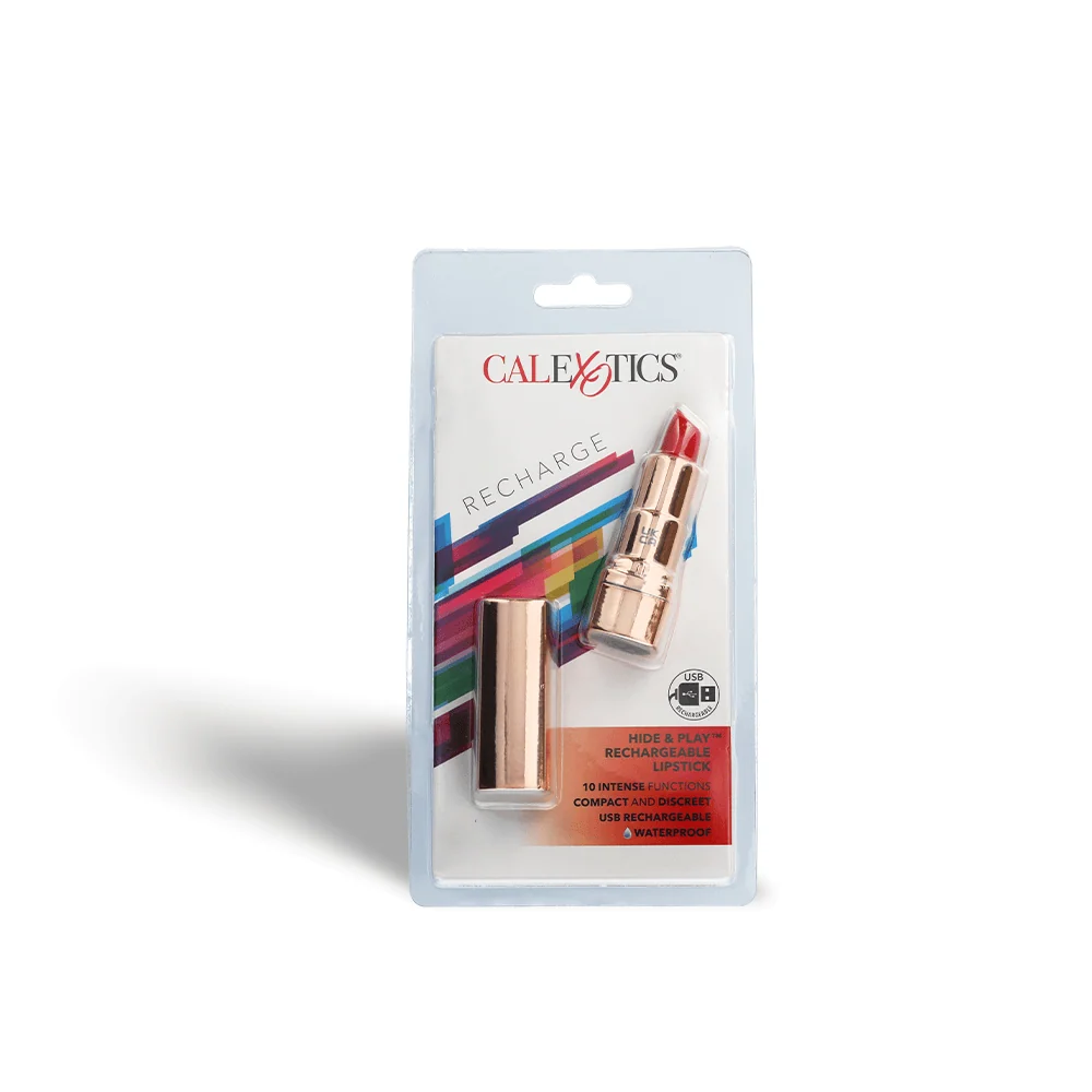 Hide & Play Rechargeable Lipstick Vibe Travel Bullet