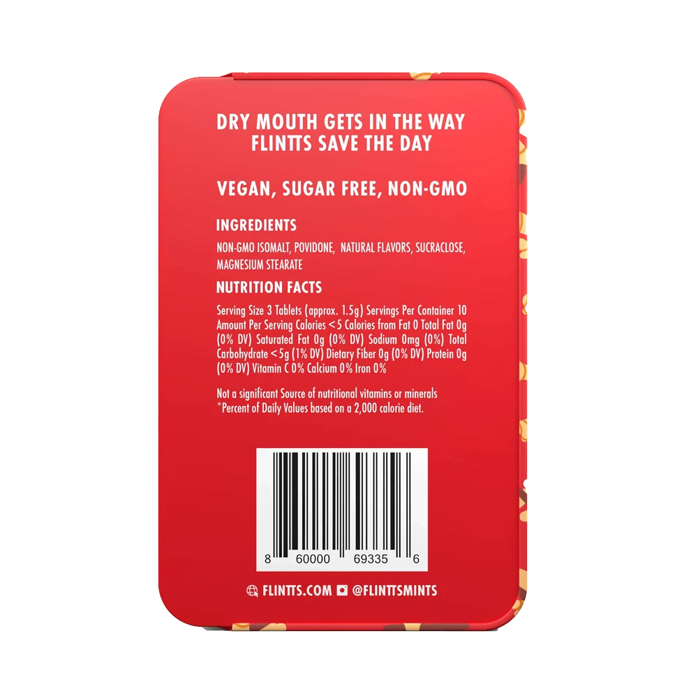 Flintts Cinnamon Ginger Mints with Warming Spice