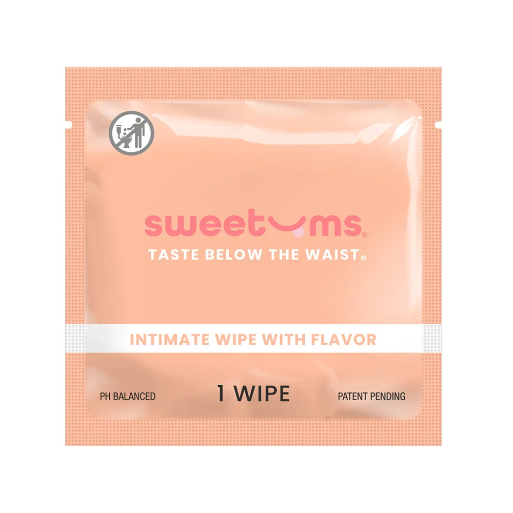Sweetums Personal Flavored Intimate Wipes