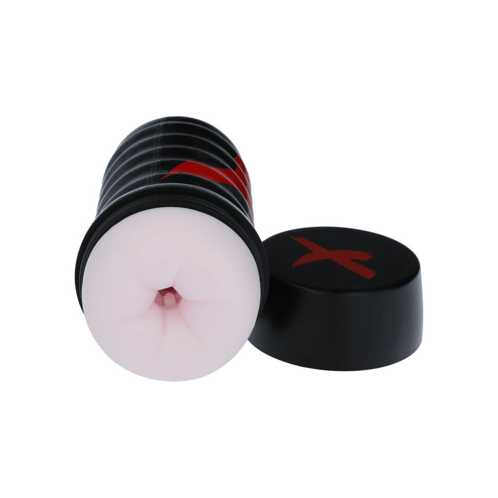 PDX Elite Air Tight Anal Stroker with Ribbed FantaFlesh Sleeve