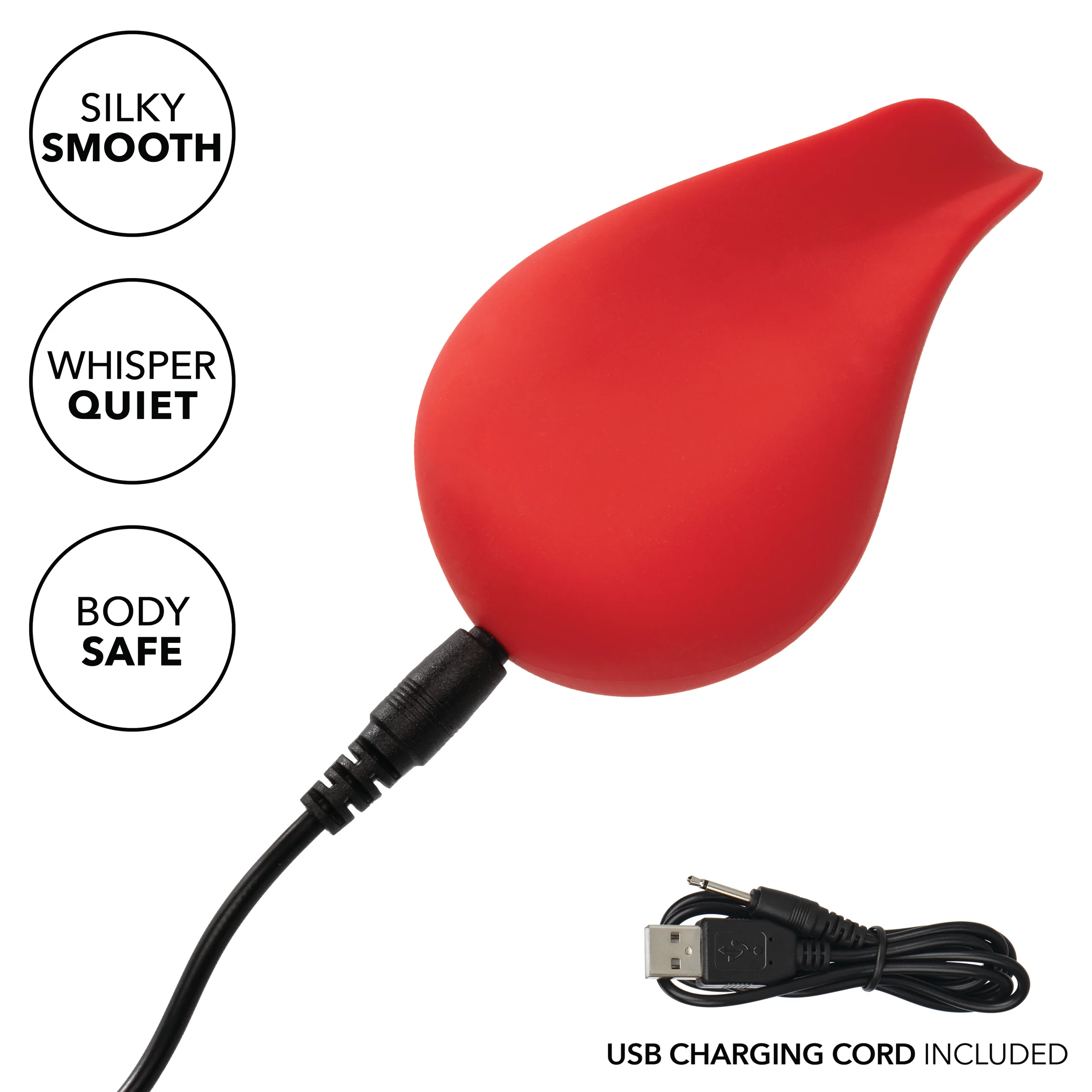 Red Hot Glow 贴合曲线振动器，10 种振动模式