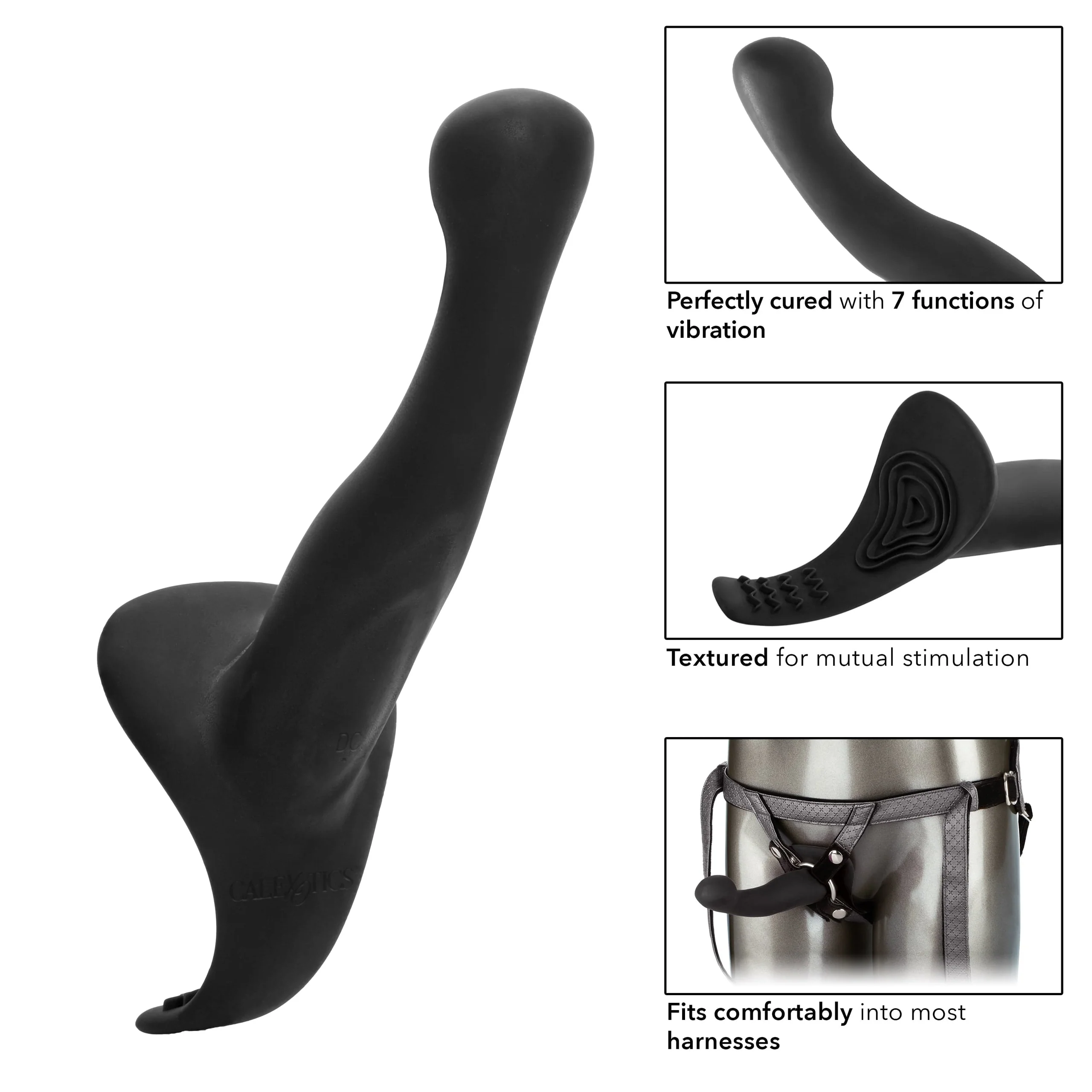 Her Royal Harness The Royal Vibrating Set with Probe and Three Rings