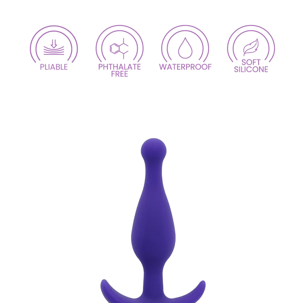 Booty Call Booty Rocker Silicone Prostate Stimulator with EZ Pull Handle
