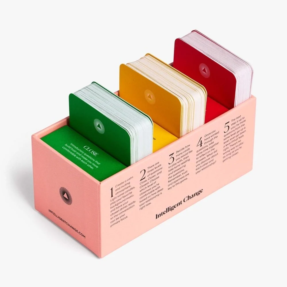 Intelligent Change Get Closer Couples Edition Question Card Game