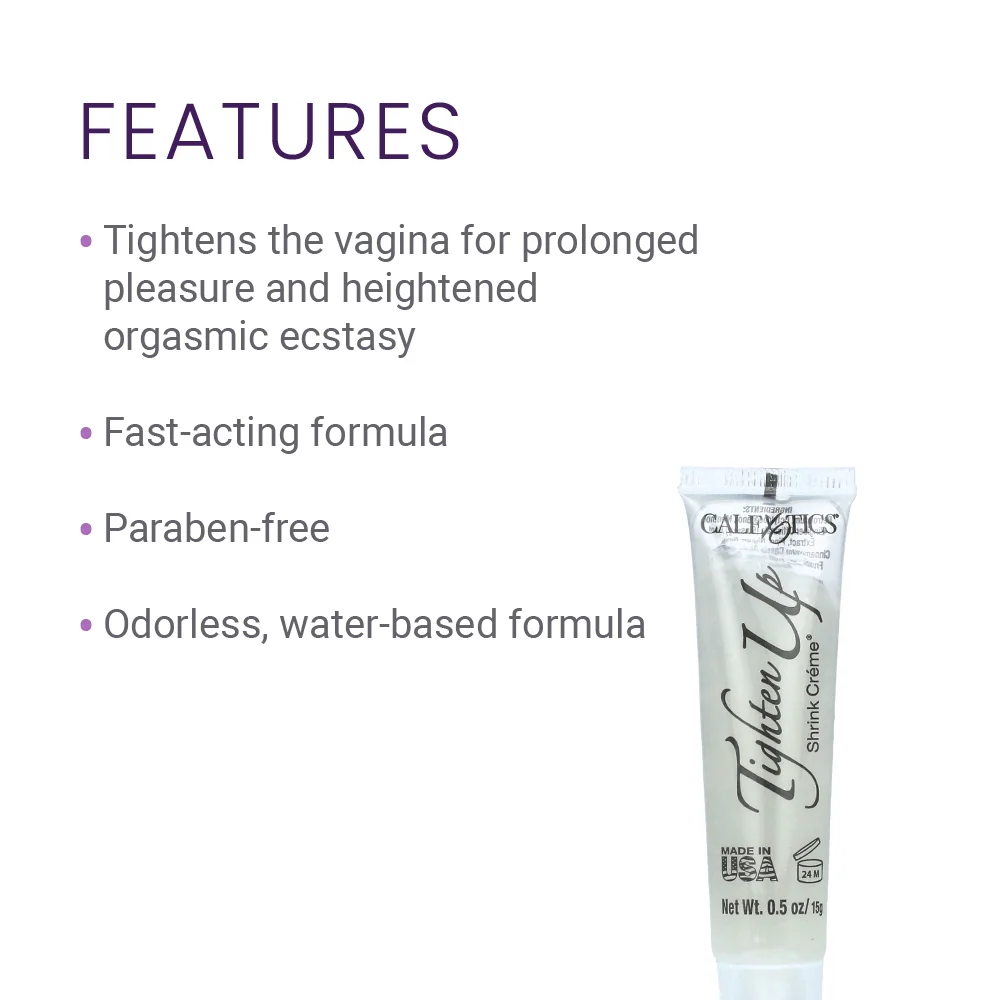 Tighten Up Shrink Créme Odorless Vaginal Tightening Cream 0.25 Fl Oz