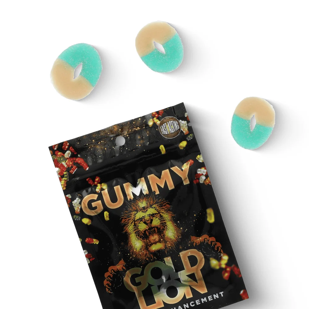 Gold Lion Gummies Fast Acting Enhancement for Size and Stamina