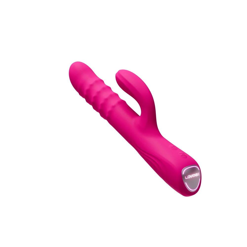 Lovense Velvo App-Controlled Rabbit Vibrator with Rolling Beads and NeoSpin