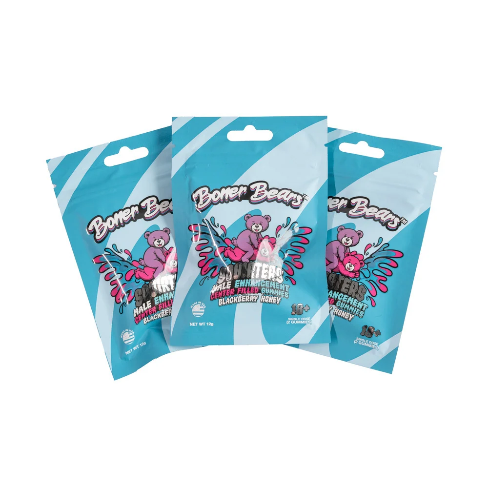 Boner Bears Squirters for Him Blackberry Honey Dual-Action Gummies