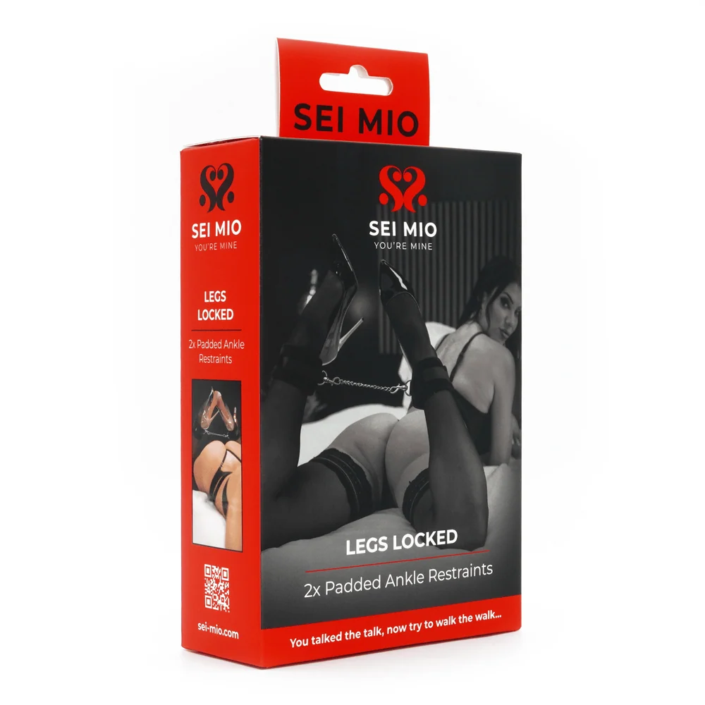 Sei Mio Legs Locked Padded Ankle Restraints
