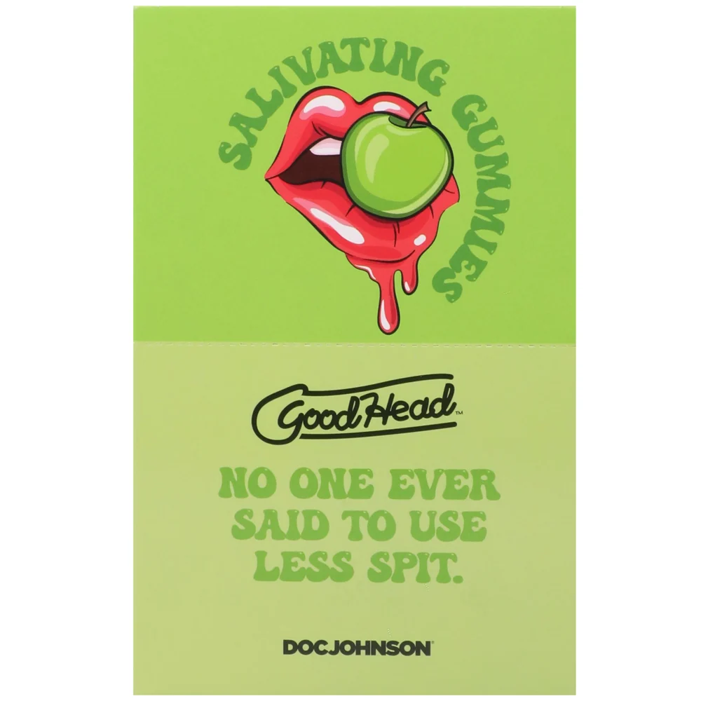 GoodHead Salivating Gummies in Green Apple and Watermelon