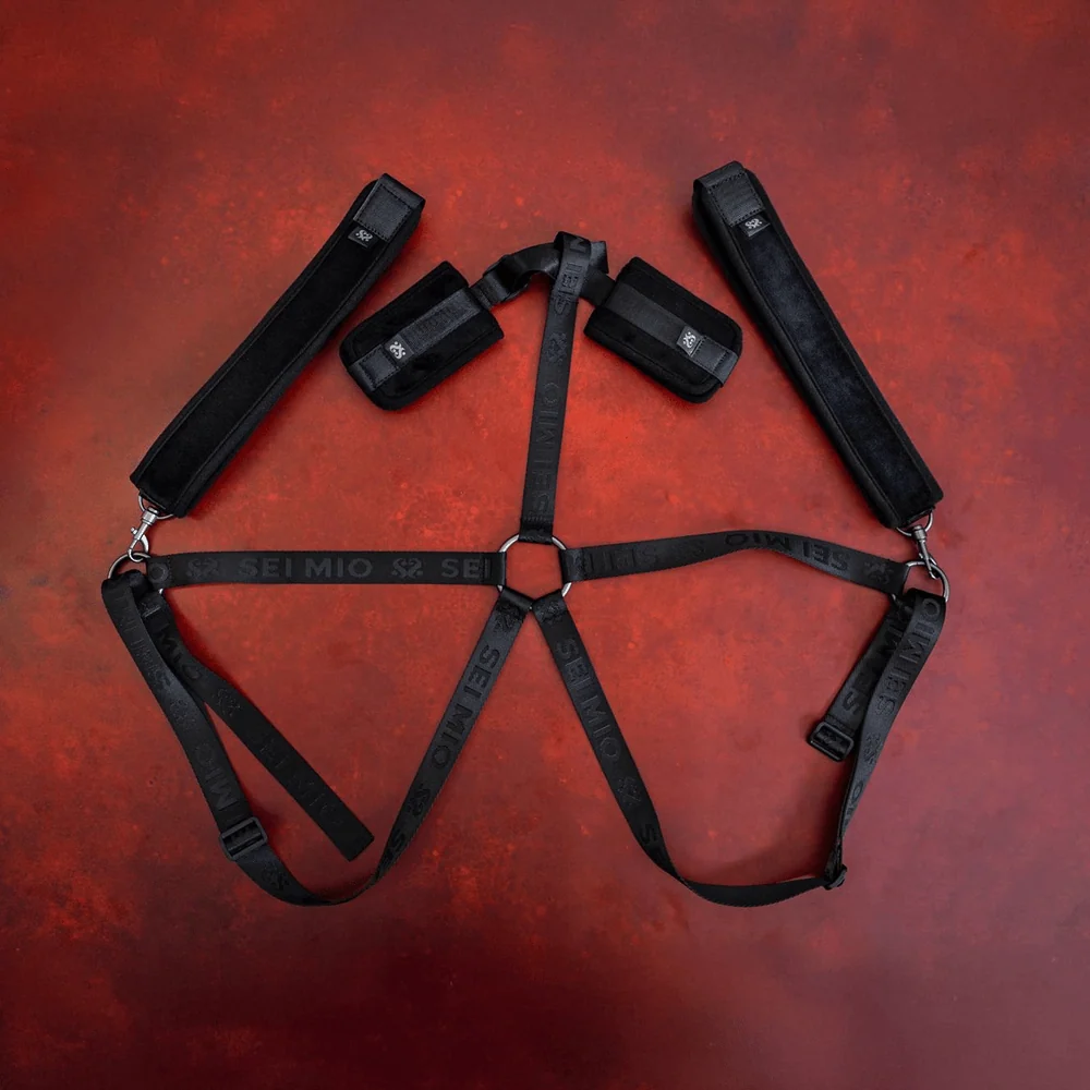 Sei Mio Trussed Issues Adjustable Body Harness for Bondage Restraint Play