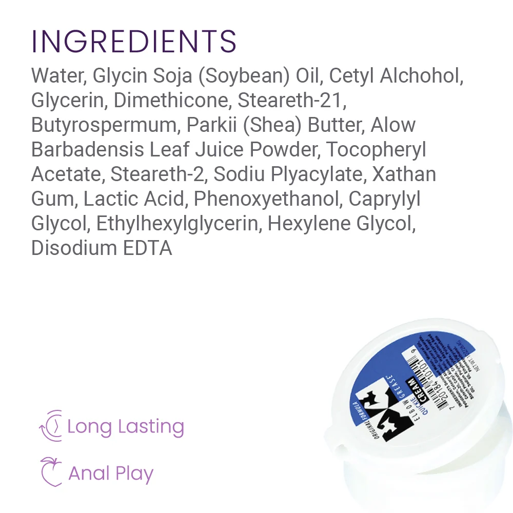 Elbow Grease Original Mineral Oil Cream for Solo and Partner Play