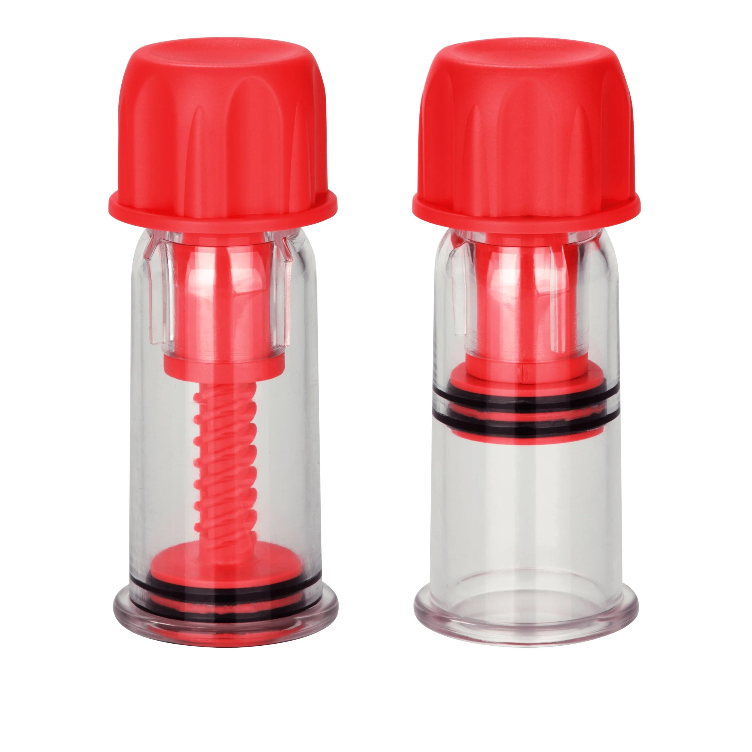 COLT® Nipple Pro-Suckers in Red, Two Adjustable Suckers