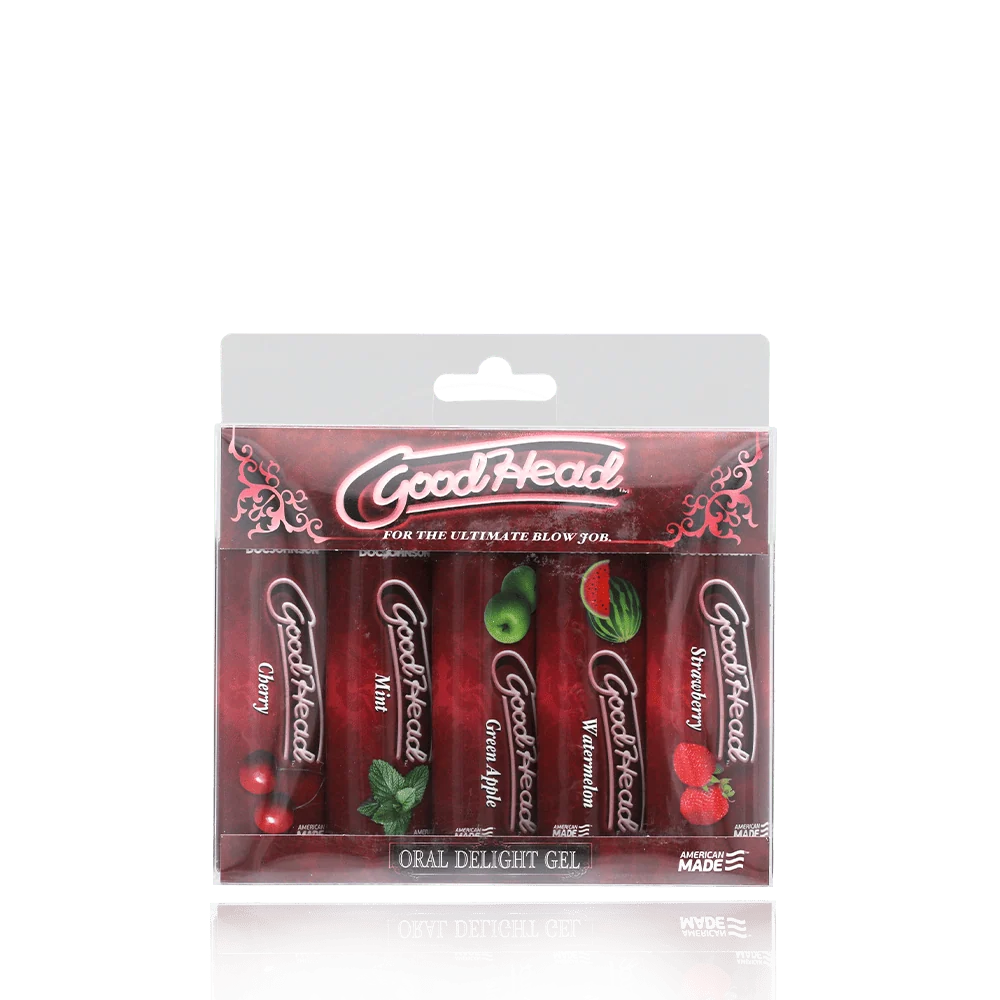 GoodHead Oral Delight Gel 5-Pack Cupcake Flavor Selection