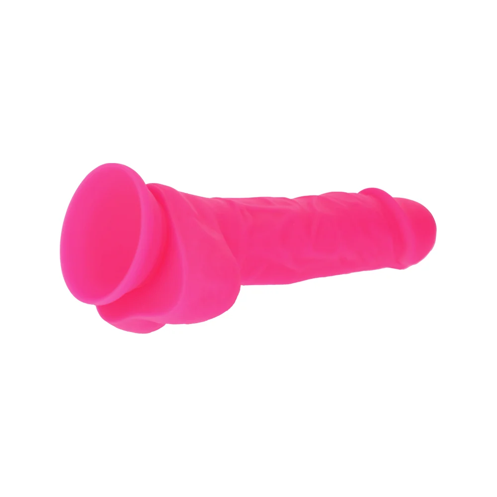 Neo Elite 8 Inch 双密度硅胶假阳具（带睾丸和吸盘）