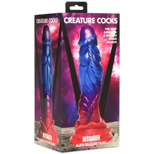 Creature Cocks Intruder 外星人硅胶假阳具 带吸盘底座