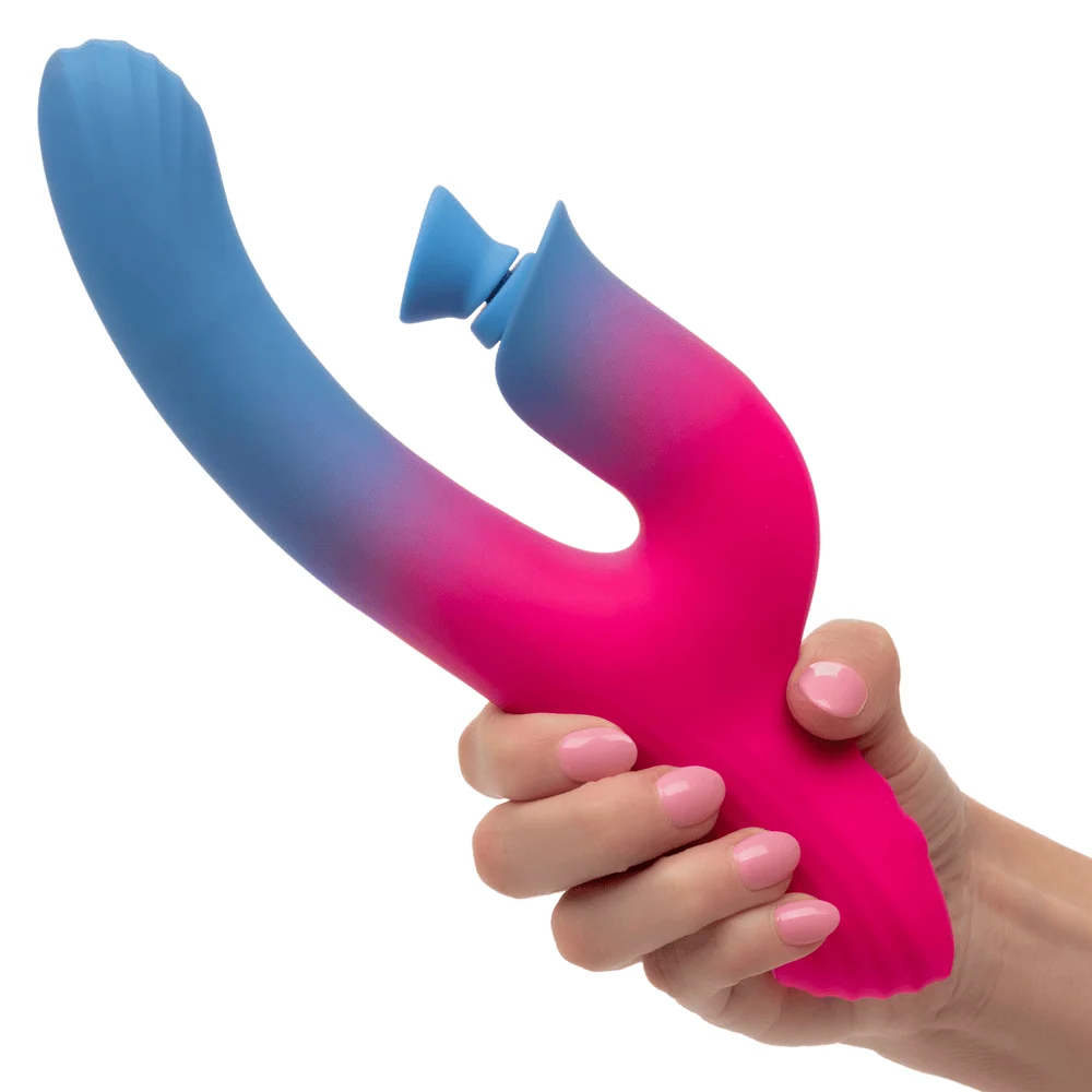 Elation Dual Stimulator Rabbit Vibrator with Suction