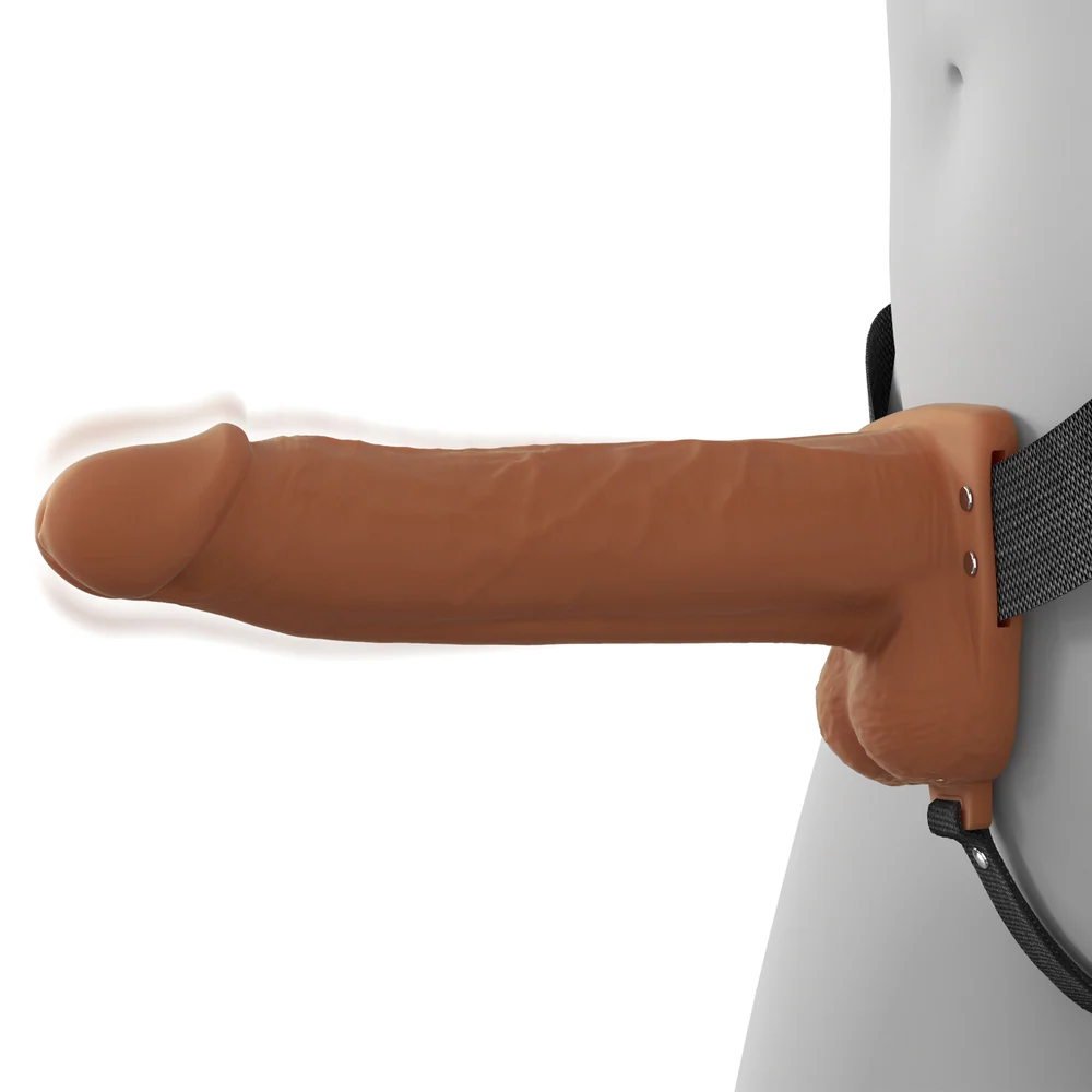Fantasy X-Tensions Elite 8 Inch 振动空心硅胶穿戴式