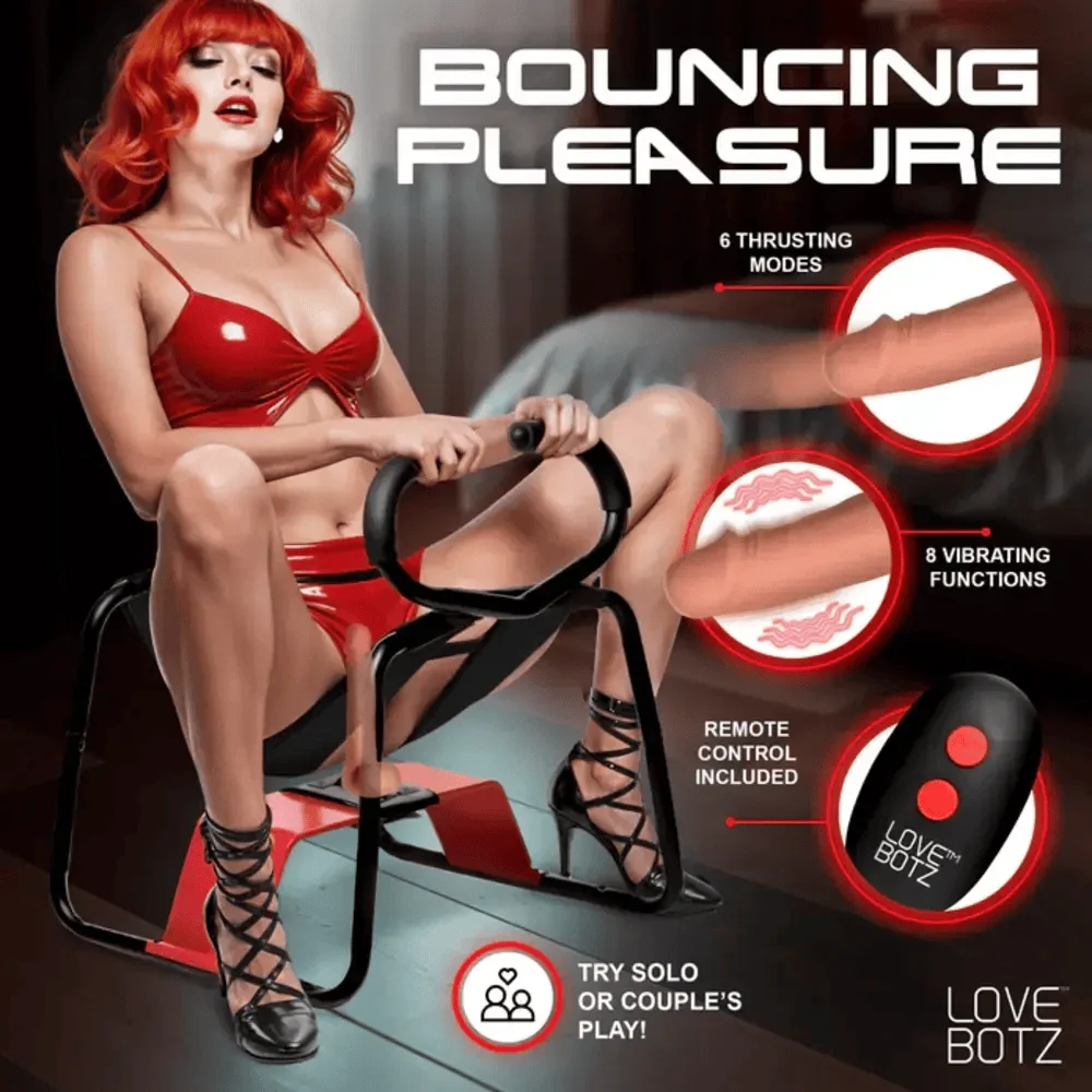 Lovebotz Bangin' Bench 抽插振动硅胶假阳具长凳