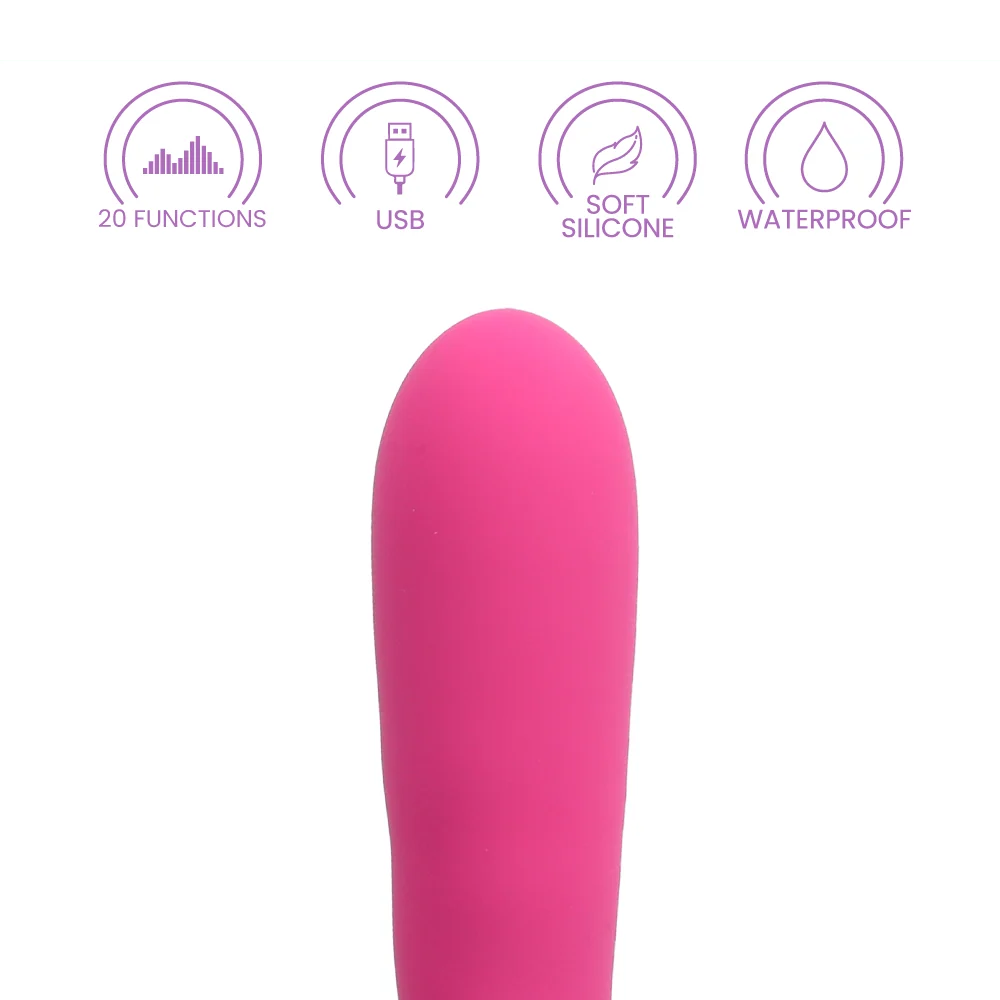 Femme Funn Ultra Bullet 玩具，20种振动模式，带记忆功能