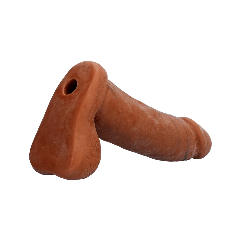 Doc Johnson Realistic Cock 8 Inch UR3 Brown Vac-U-Lock