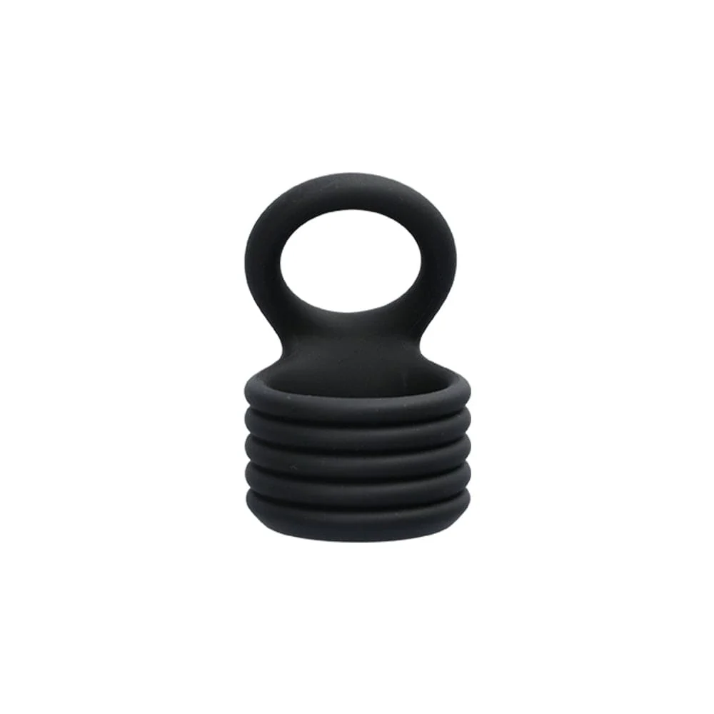 Men.com Tugger Silicone Scrotum Stretcher with Ball Stretcher