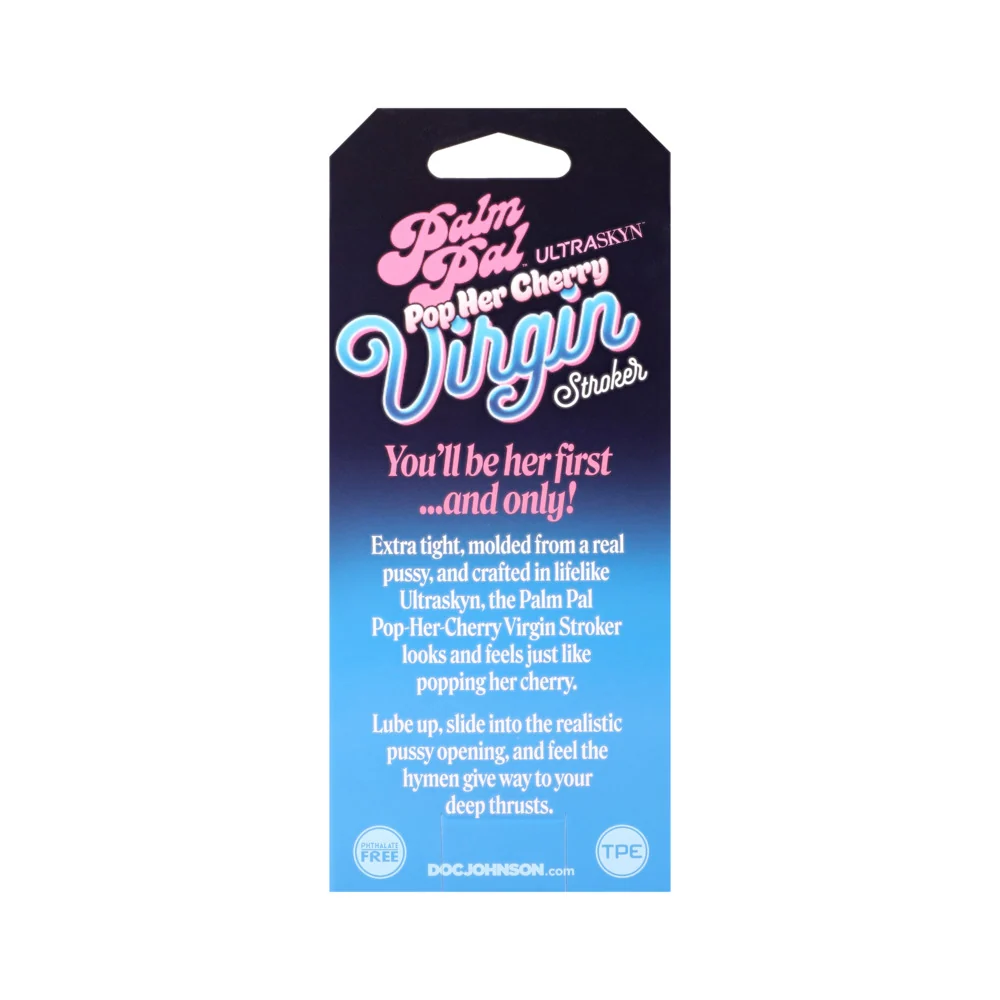 Palm Pal Virgin Pocket Pussy Stroker with Pop Her Cherry Juice