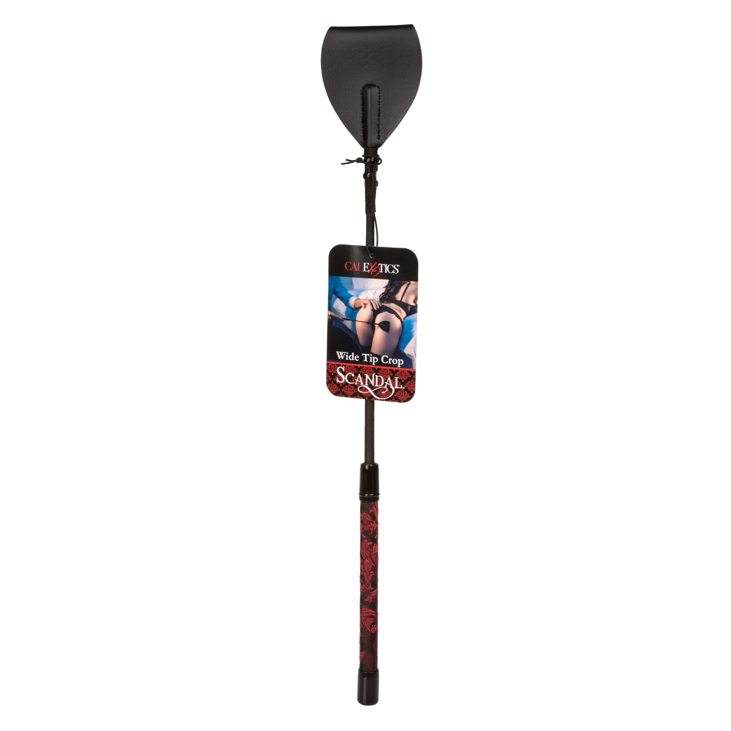 Scandal Wide Tip Crop with Hand-Stitched Tip and Designer Handle