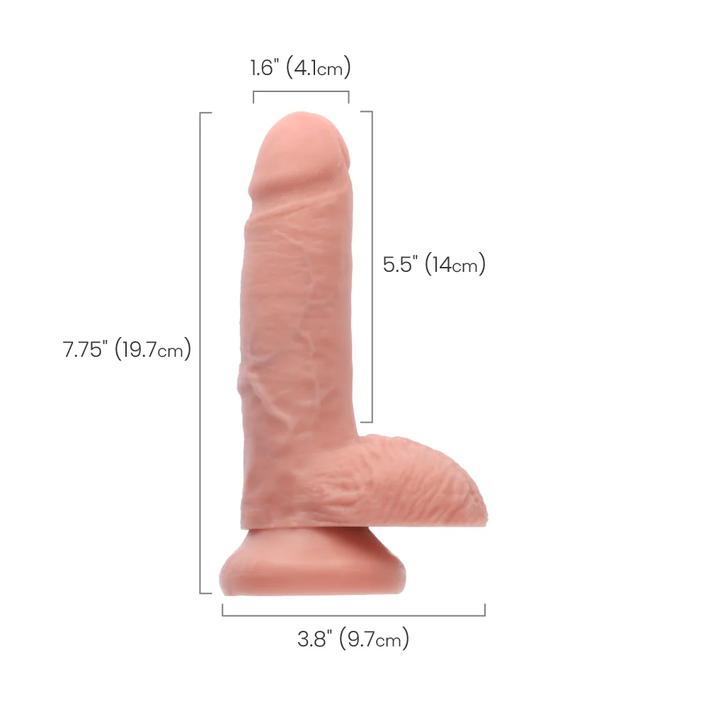 King Cock 假阳具带睾丸，逼真手工设计