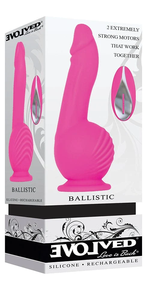 Evolved Ballistic 双马达振动器，吸盘底座与遥控