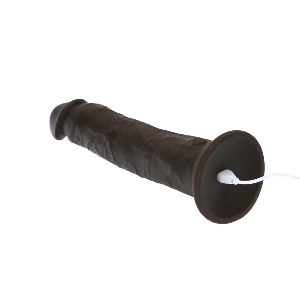 King Cock Elite Dual Density Vibrating Silicone Cock