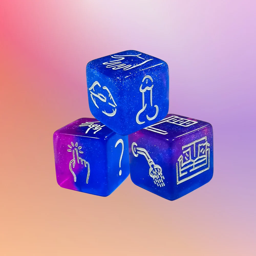 Let's Dice Sexy Dice Game with Action, Body Part and Location Rolls