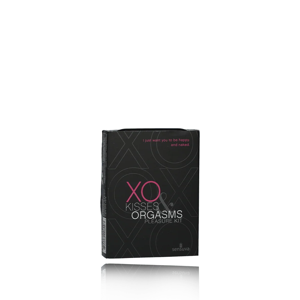 Sensuva XO Kisses and Orgasms Pleasure Kit in Black Tin