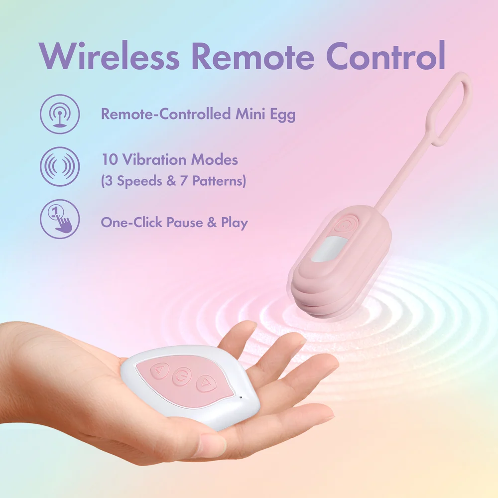 Play With Me Wanderlust Mini Clitoral Wand and Egg Vibrator Set