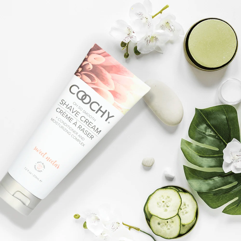 Coochy Shave Cream Sweet Nectar with Pear, Wild Berries and Apple Blossoms