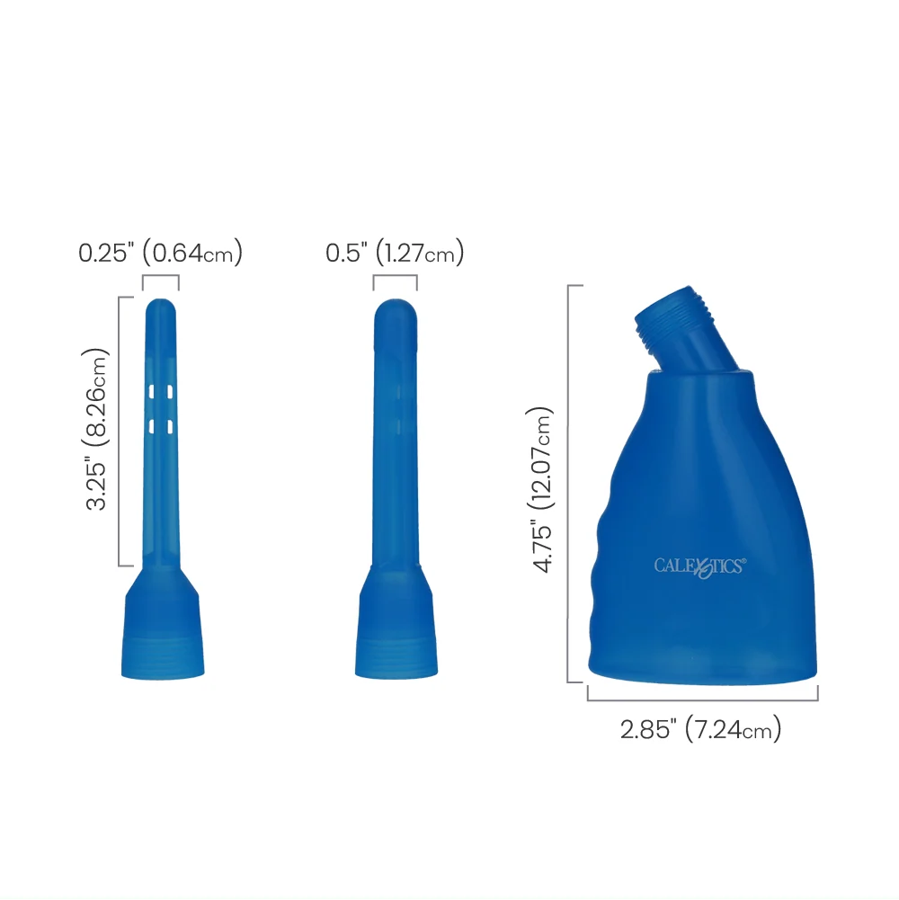 Cal Exotic Ultimate Douche Blue with Two Nozzles