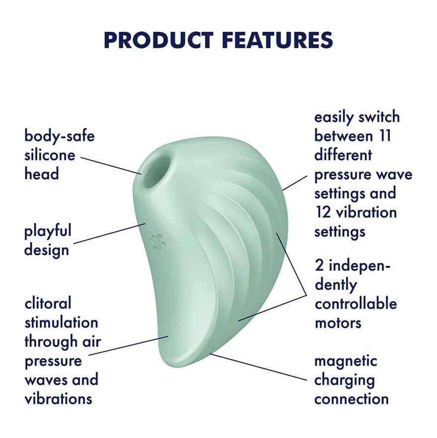 Satisfyer Pearl Diver 压力波贴合式振动器