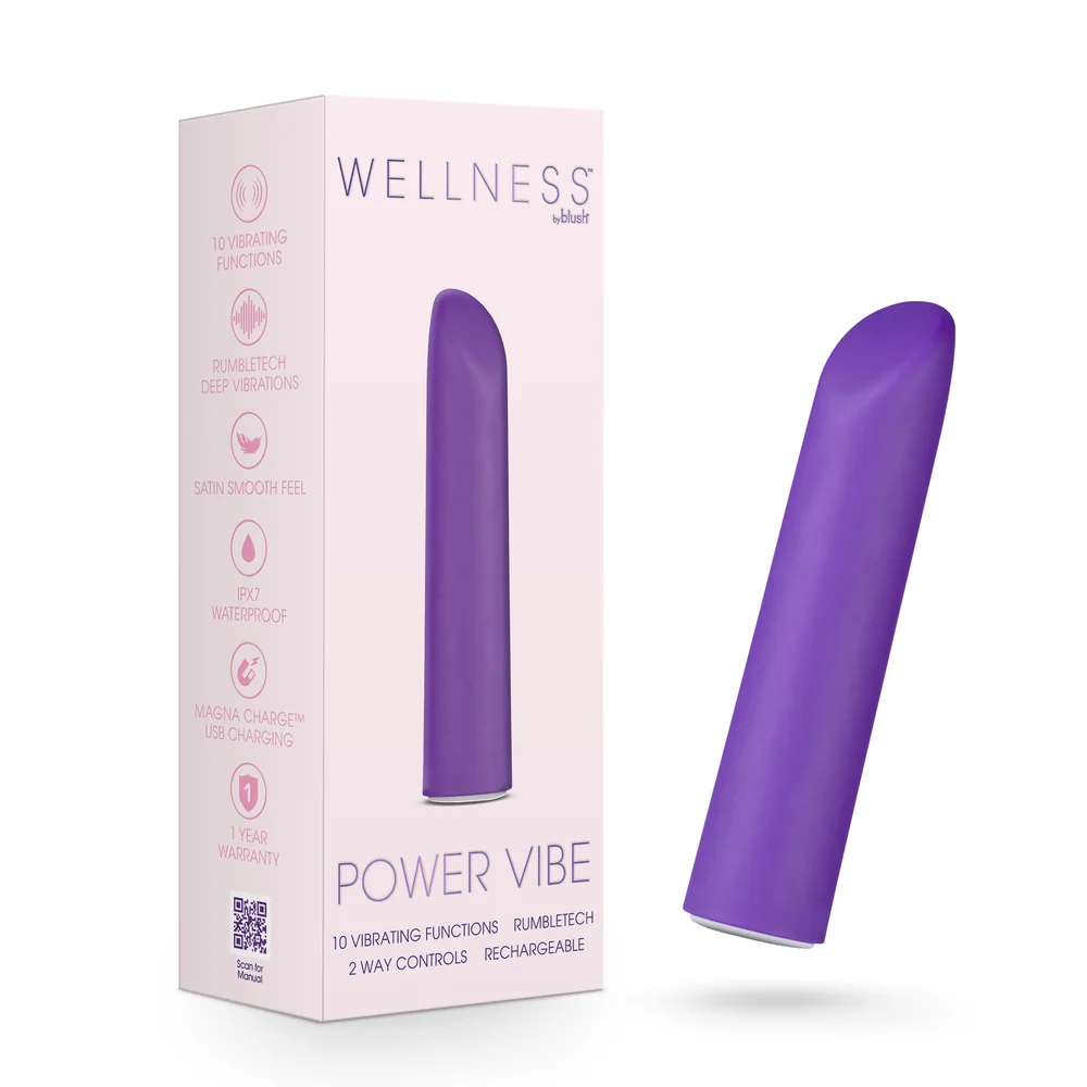 Blush Wellness Power Vibe Rechargeable Bullet Vibrator