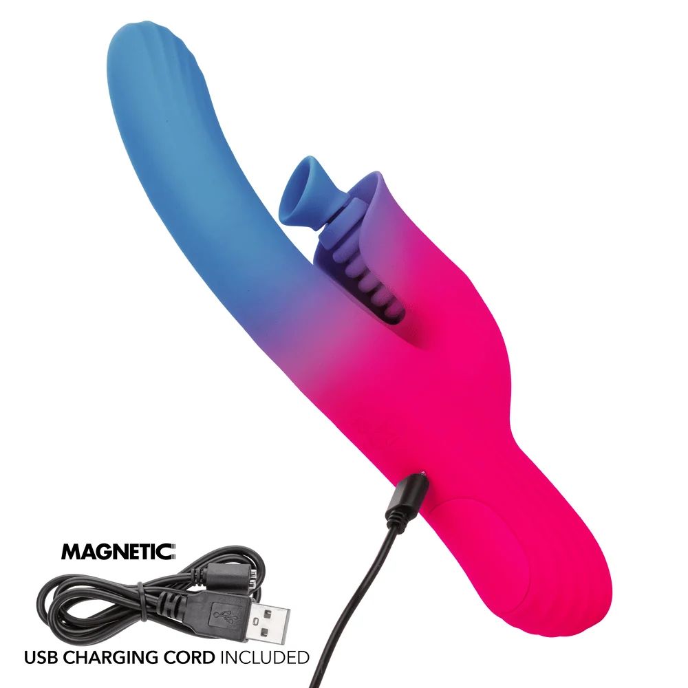 Elation Dual Stimulator Rabbit Vibrator with Suction