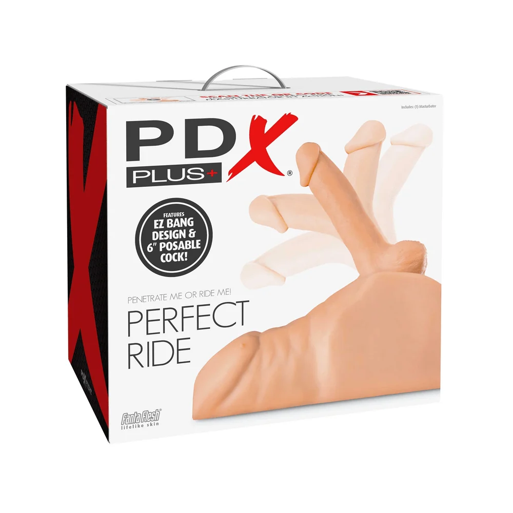 PDX Plus Perfect Ride Mega Masturbator With Posable Cock