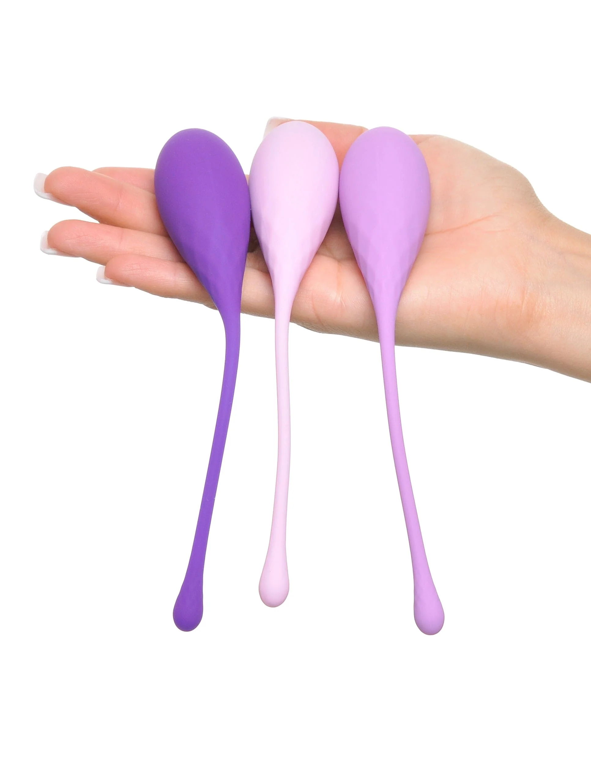 Fantasy For Her Kegel Train-Her Weighted Silicone Kegel Exerciser Set