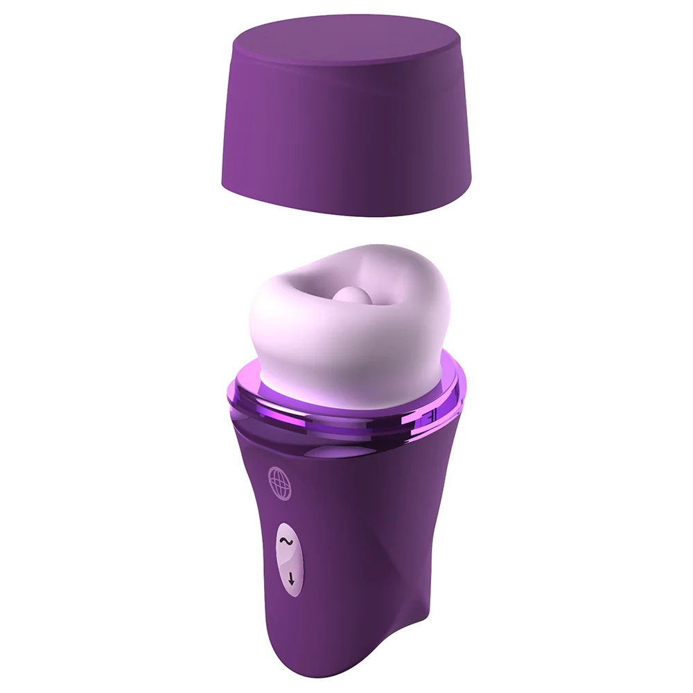 Fantasy For Her Lush Kiss Plush Sucking Vibrating Egg with Moving Tongue