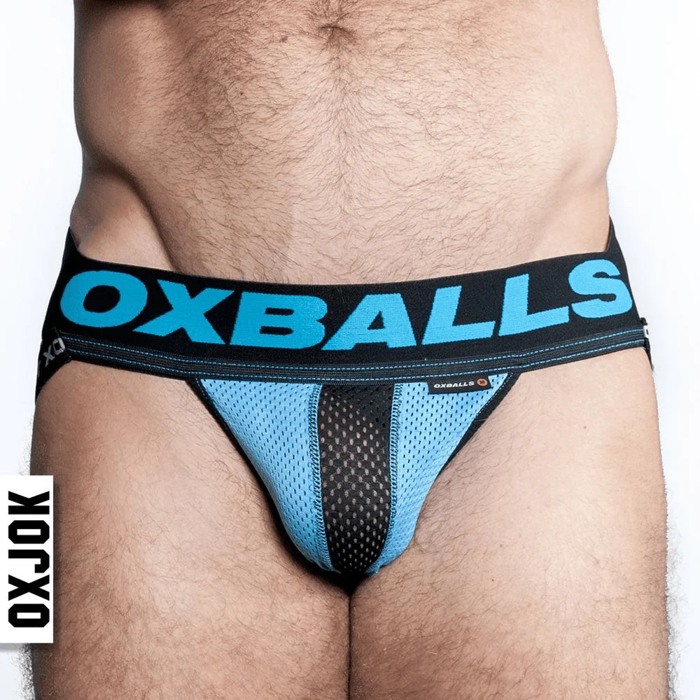 OXJOK Airmesh Swagger 运动护裆，带三折囊袋和阴茎环