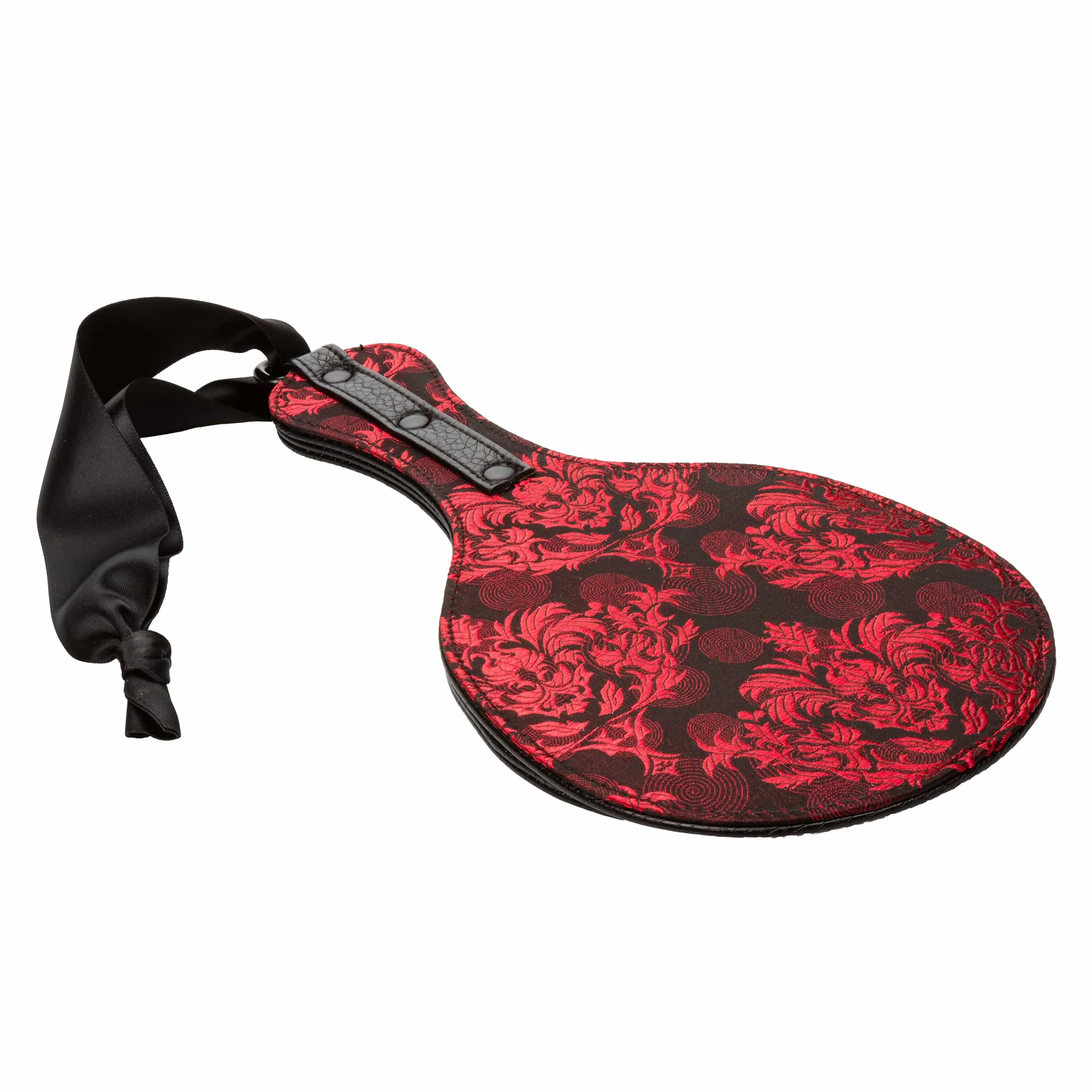 Scandal Round Double Paddle with Leatherette Interior and Brocade Exterior