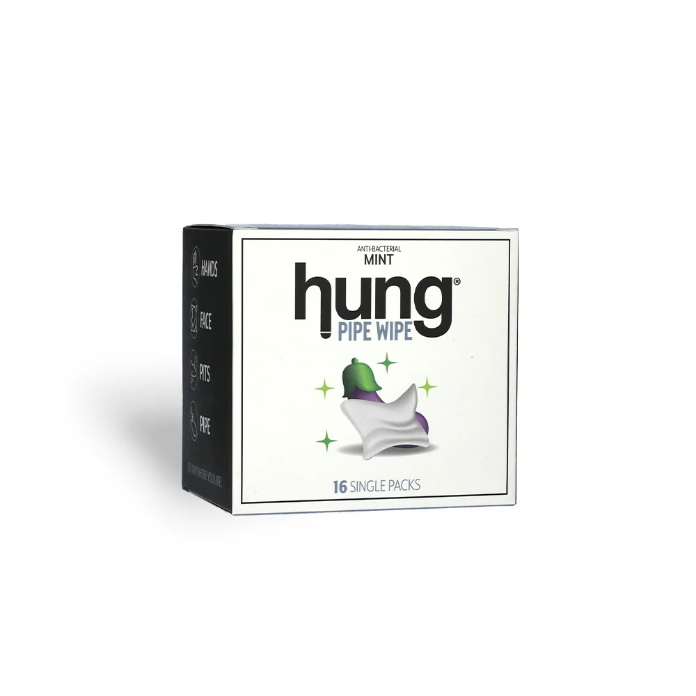 HUNG Pipe Wipes 16 Count for Men, Travel-Friendly Hygiene Wipes