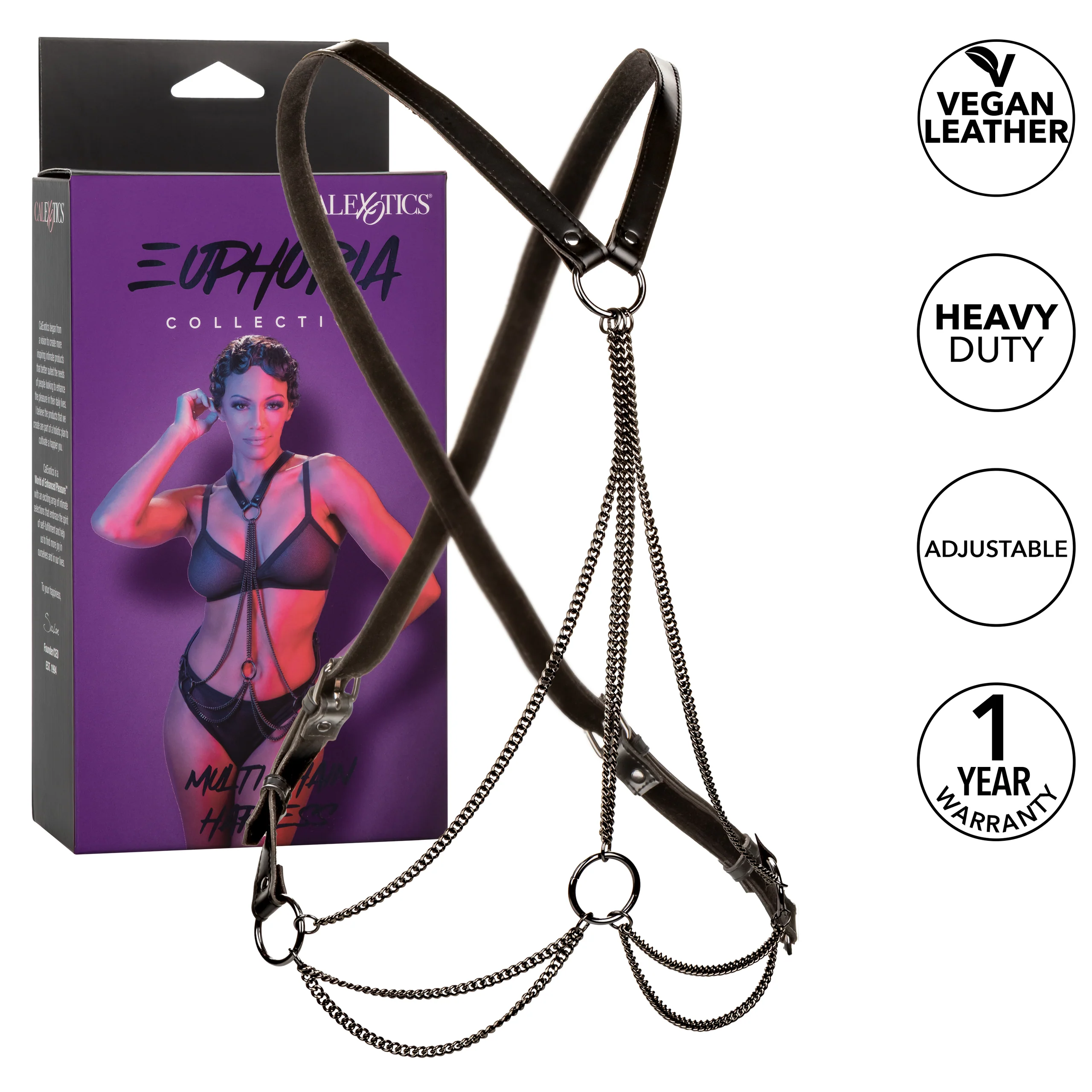 Euphoria Collection Plus Size Multi Chain Harness