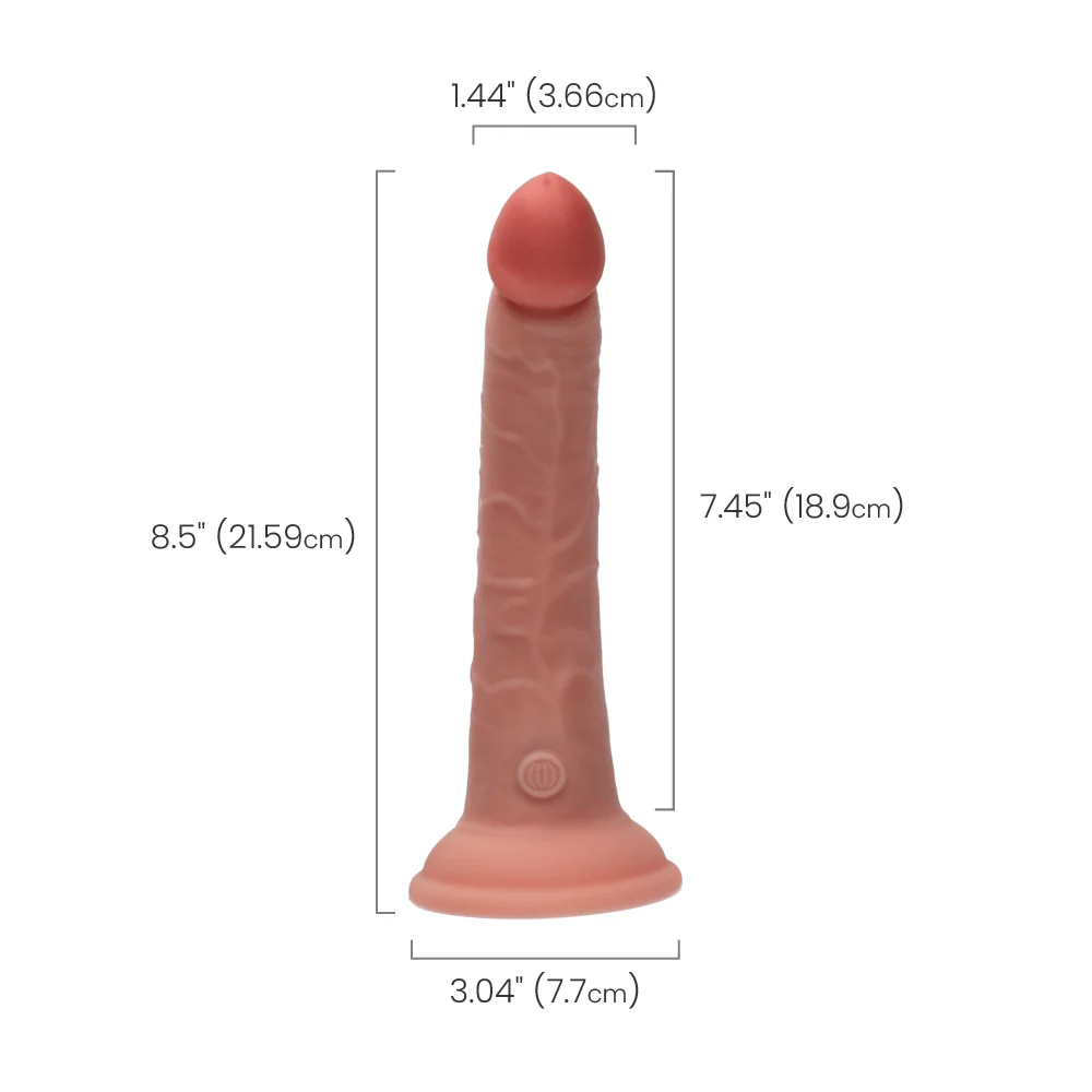 King Cock Elite Dual Density Vibrating Silicone Cock